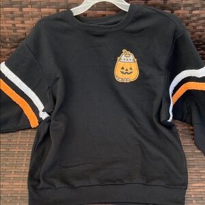 Pusheen Box exclusive Black Halloween Cat Sweatshirt with Pusheen Pumpkin Patch